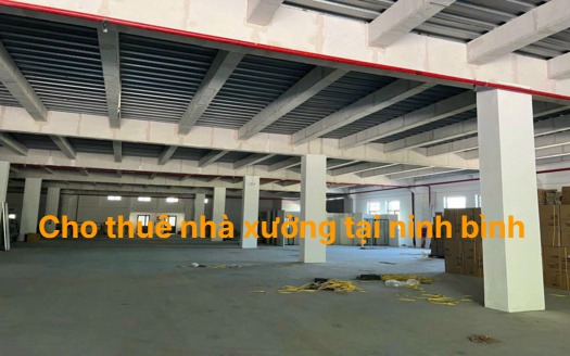 cho thuê nhà xưởng tại ninh bình với nhiếu diện tích