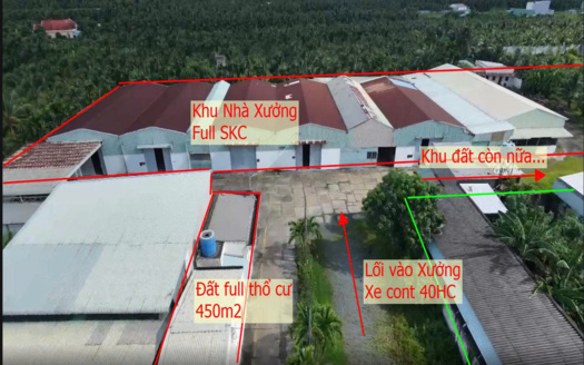 Bán đất và xưởng tại Đồng Tháp